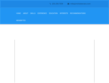 Tablet Screenshot of michaleevans.com